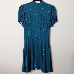 Free People Abbie Fit and Flare Mini Dress Size XS
